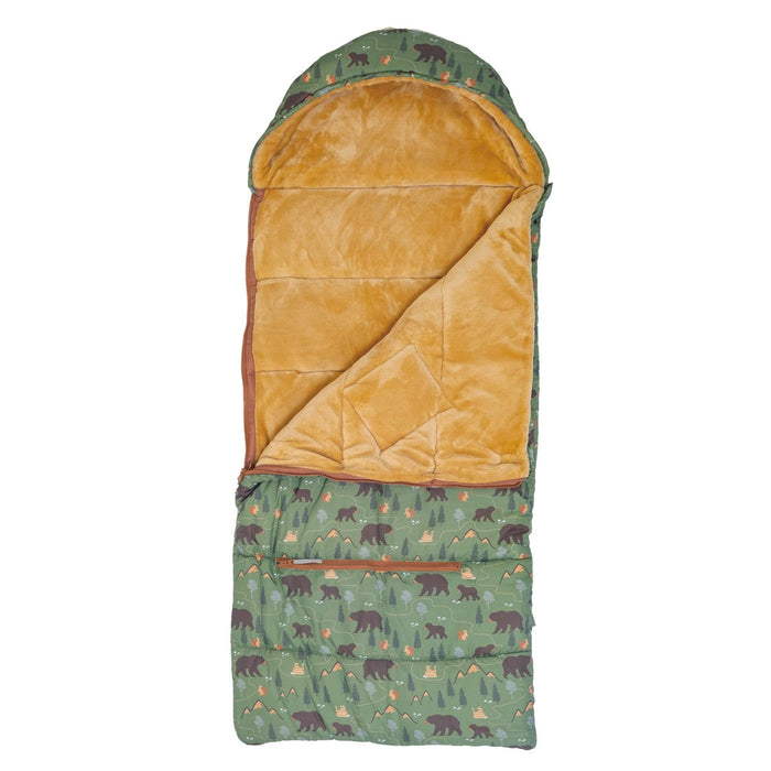 Sleep-N-Pack™ – Little Kid Size | Pals in Print: Camping Bears Trail