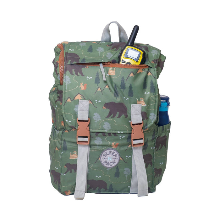 Sleep-N-Pack™ – Little Kid Size | Pals in Print: Camping Bears Trail