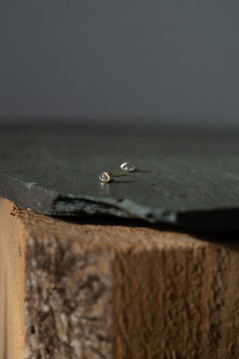 marquise studs